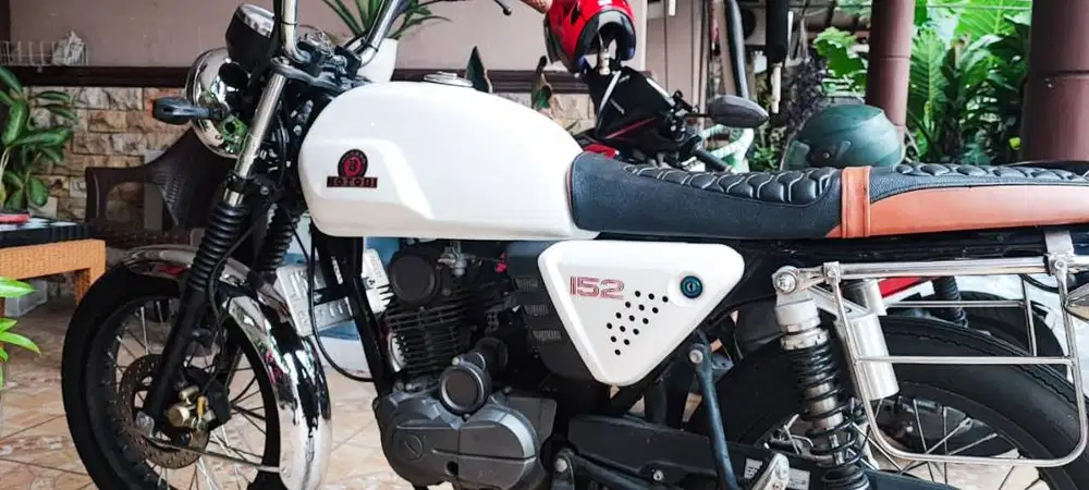 Jual Benelli Motobi 152 Tahun 2018 warna putih