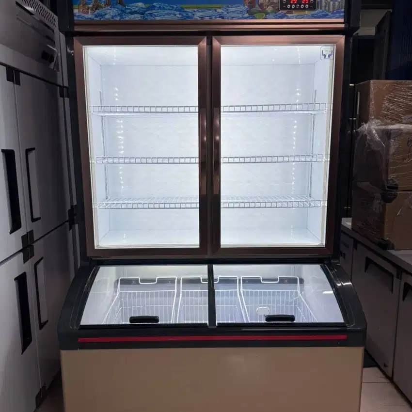 SHOWCASE CHILLER DAN FREEZER KOMBINASI BWE LD-120B LD 120B LD 120 B LD