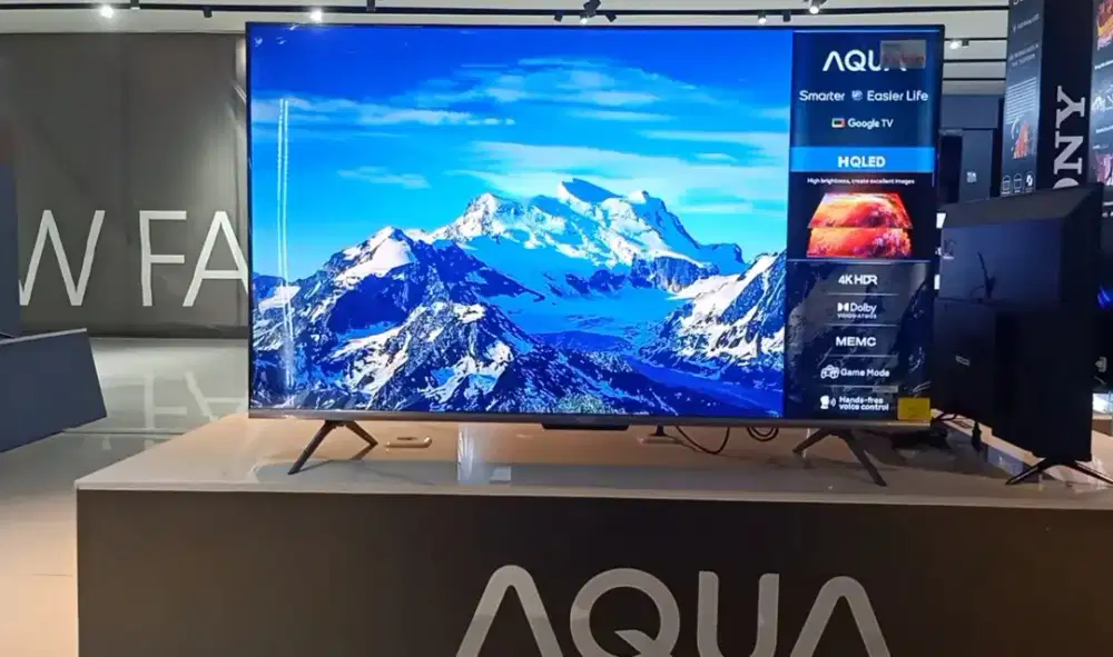Tv Led Aqua 50 inc Smart GoogleTv HQLED 4K HDR