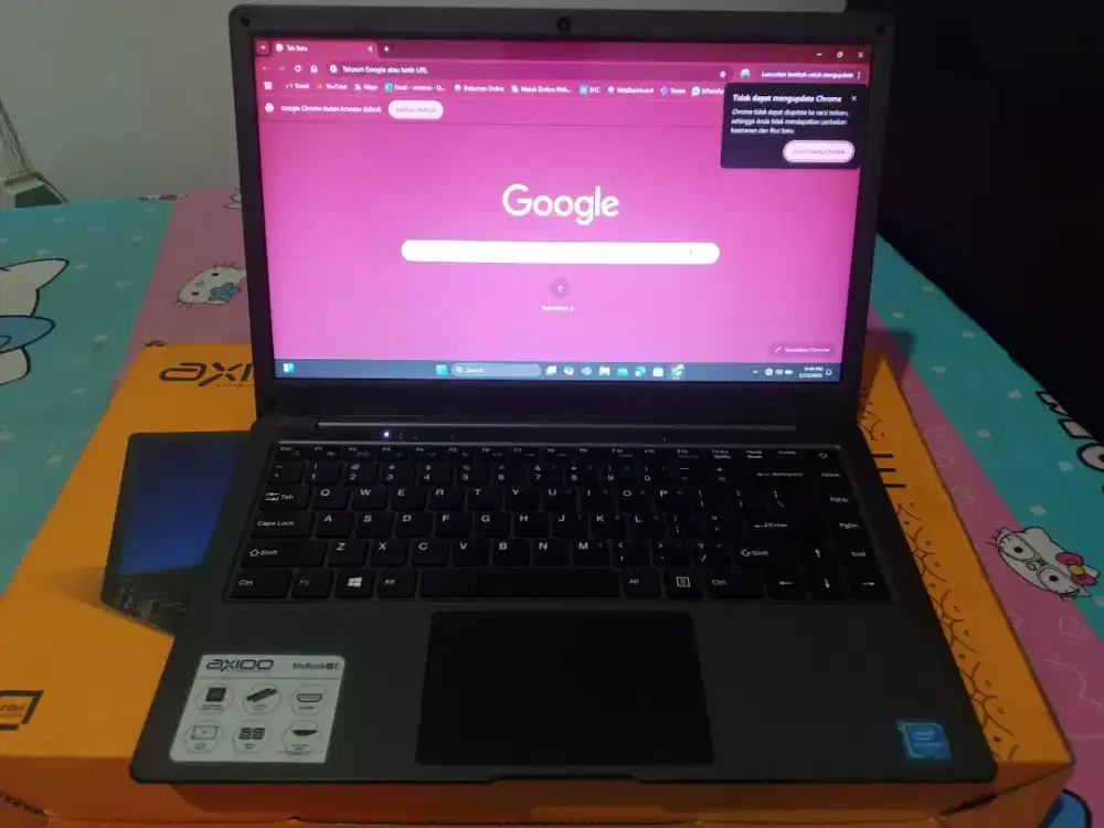 Laptop AXIOO MyBook 14 E mulus seperti Baru