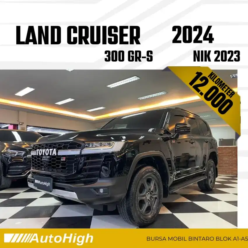 DP10% [Km12.000] Land Cruiser GR 2023 Black / VX-R Reg 2022 #AUTOHIGH