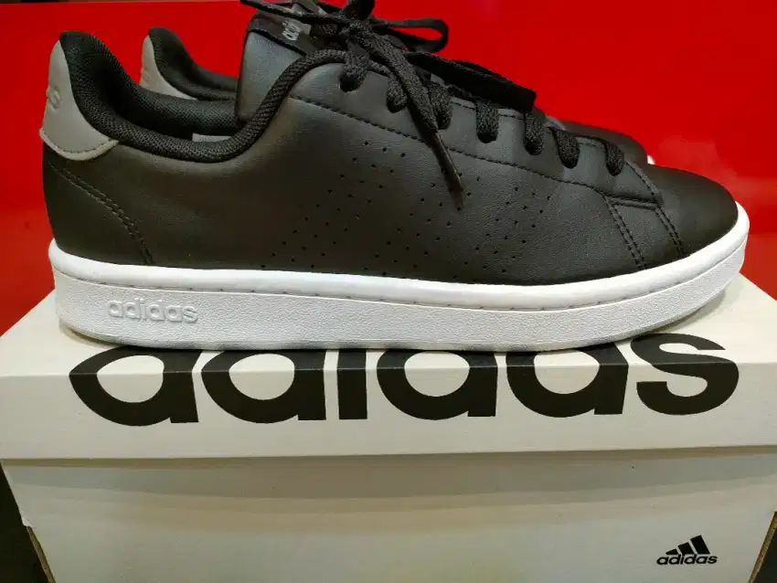 Sepatu Sneakers Adidas Advantage GZ5301 Black Original { size 41 }