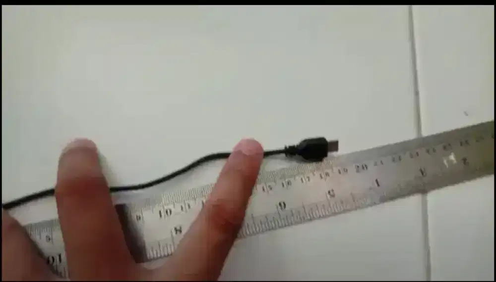 Kabel data charger micro usb pendek 20mm