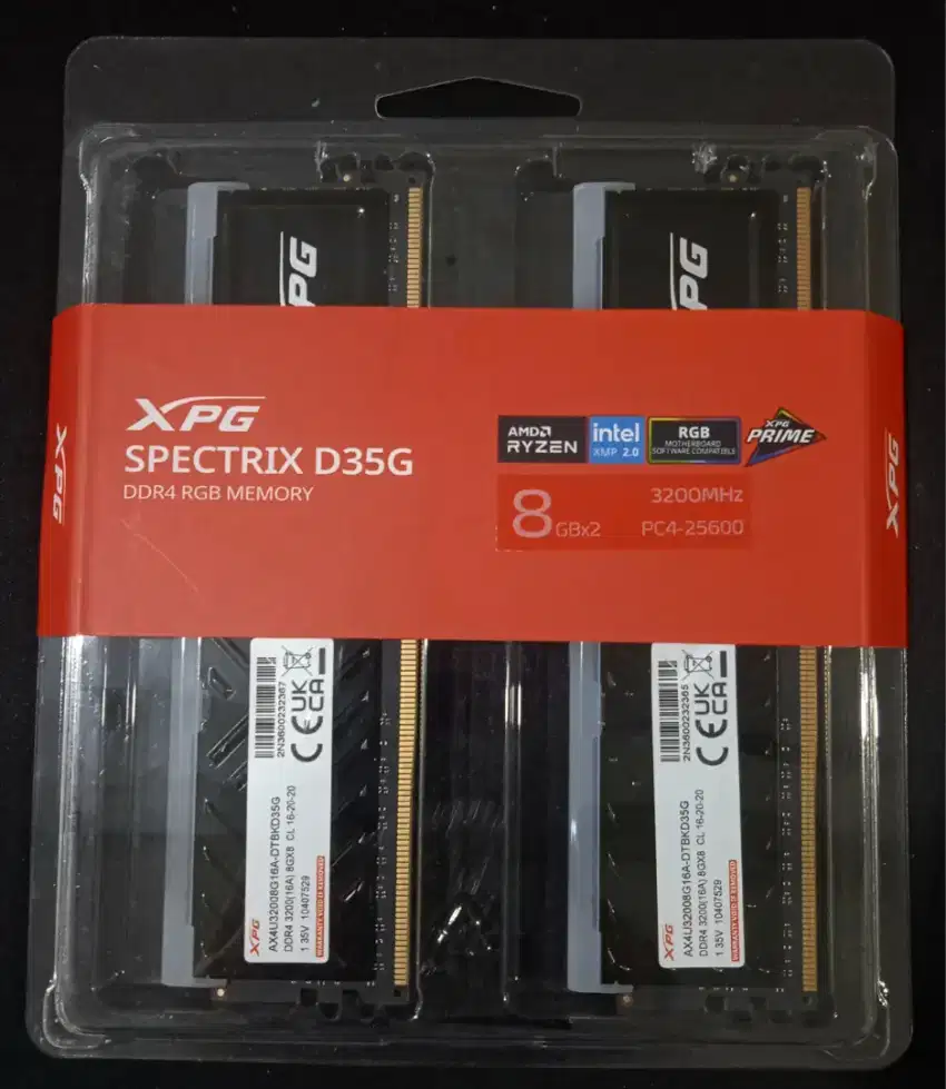 Memory DDR4 16G kit 3200 XPG rgb