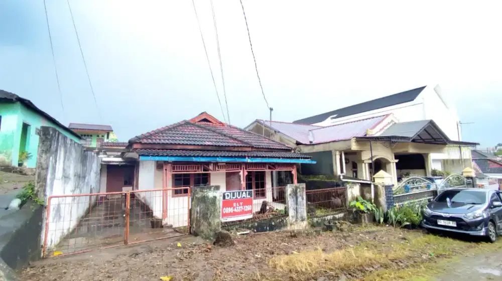 Dijual Tanah bonus bangunan Komplek kenten Hill Palembang