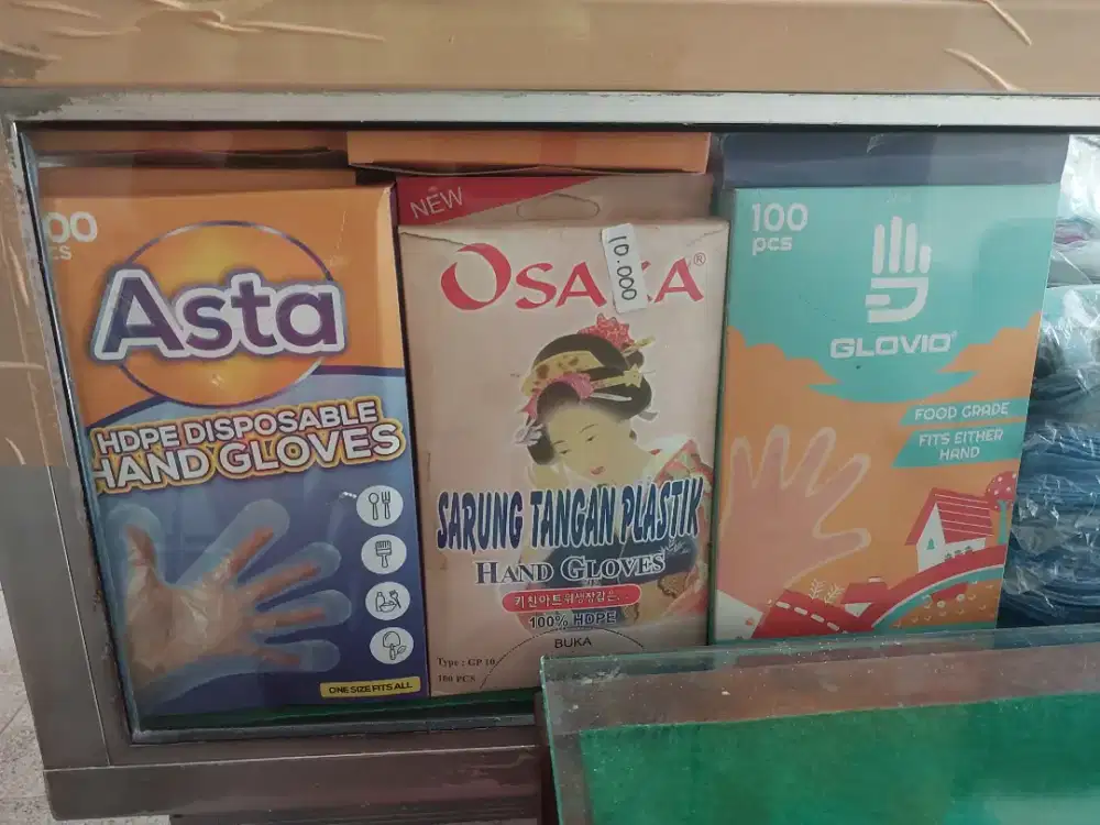 Sarung tangan plastik 100lembar