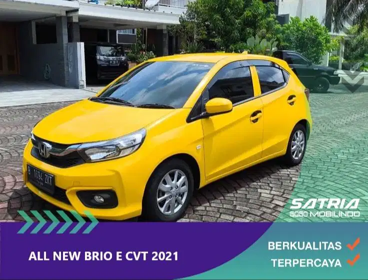 (Dp 7 Jt) Honda All New Brio E CVT 2021 // Mobil Siap Pakai