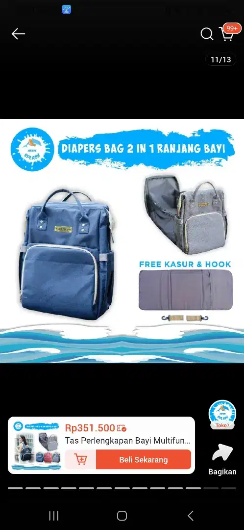 Tas perlengkapan bayi