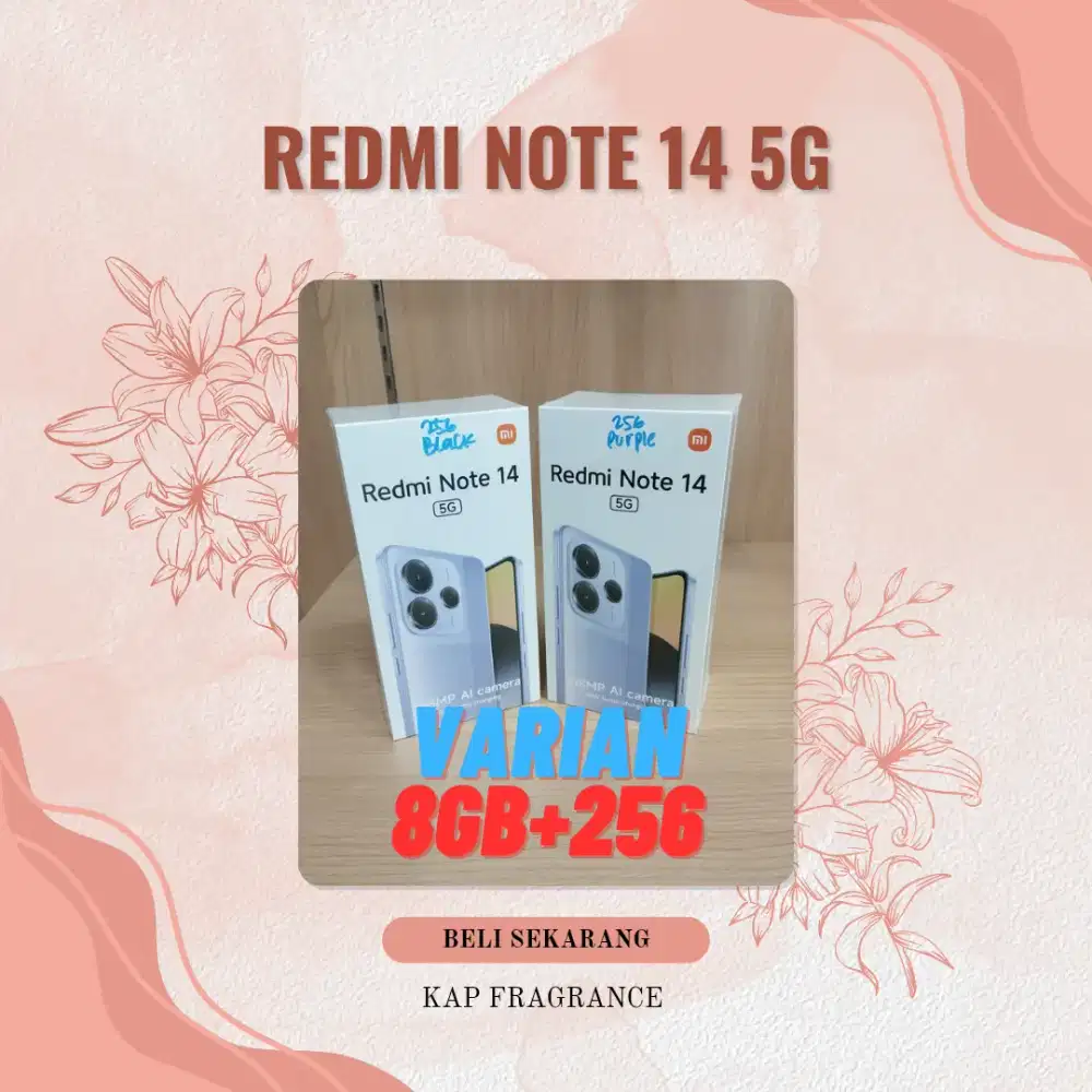 Xiaomi Redmi Note 14 5G Garansi Resmi.