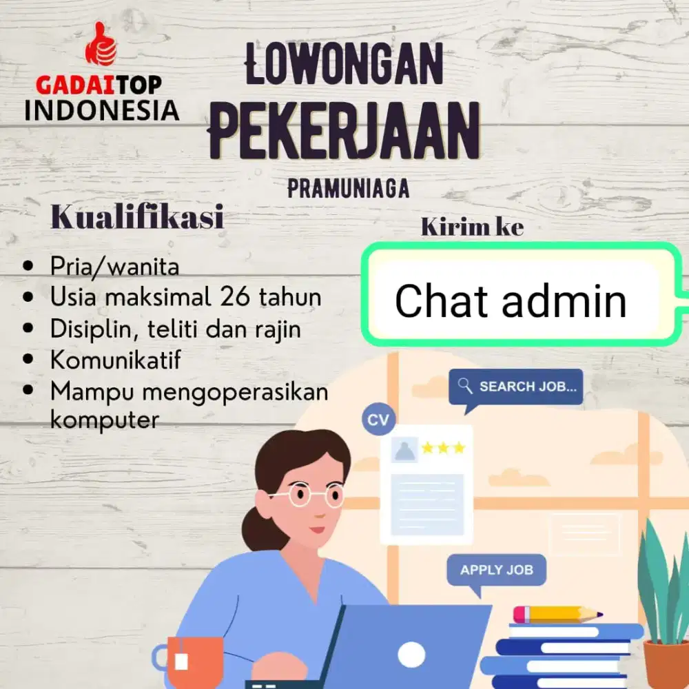 Loker Admin Gadai
