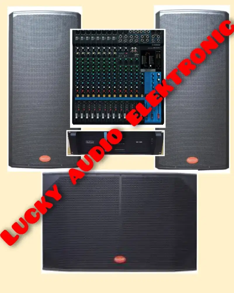 Paket sound system baretone yamaha original resmi indoor outdoor