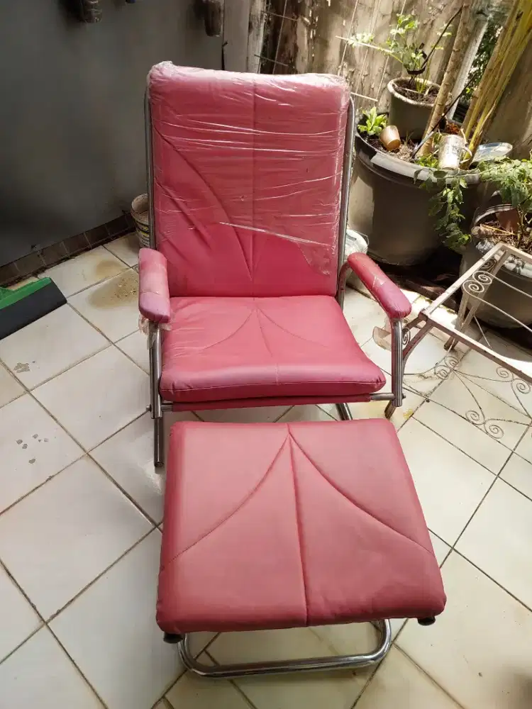 Kursi Malas Kursi Santai Bekas Set Pink