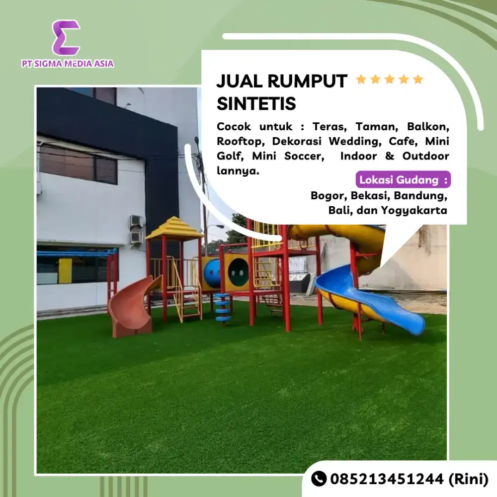 Jual Rumput Sintetis Buat Taman Bermain Anak