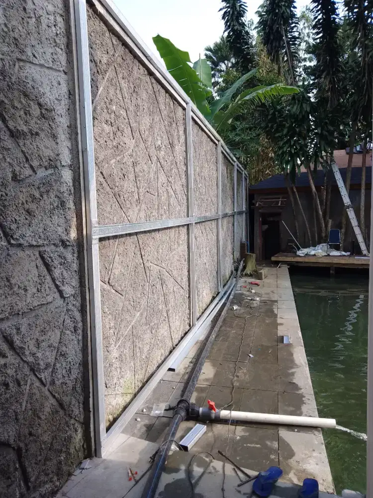 Vartical garden - tanaman vartical garden - pembuatan vartical garden