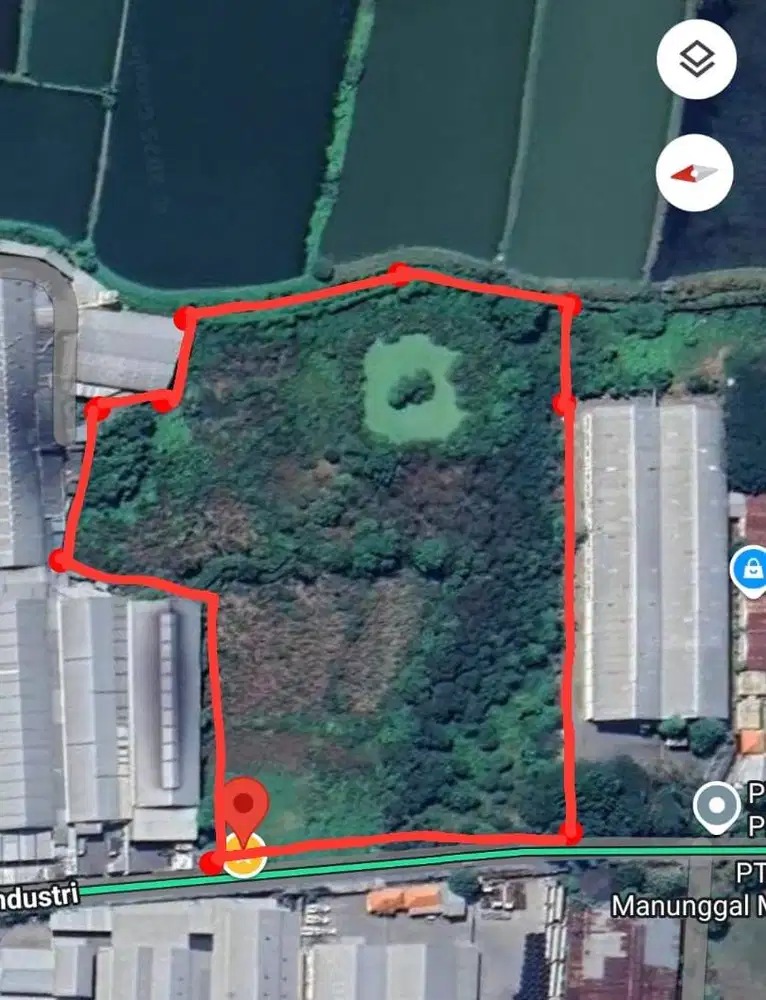 Disewakan Tanah Kepatihan Industri Guntung Kepatihan Menganti Gresik
