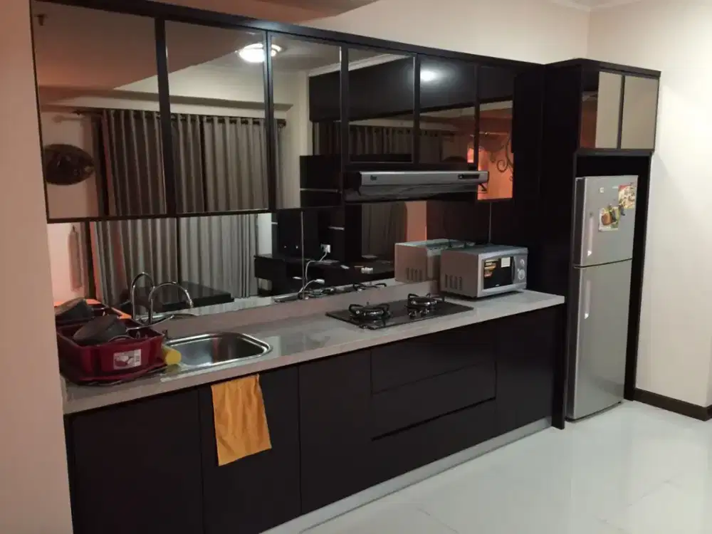 Apartment Waterplace furnished bagus 2 BR jadi 1 BR bisa bulanan
