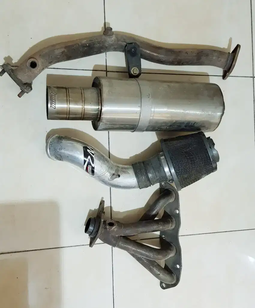 Knalpot, Katalis, Open Filter Honda Jazz