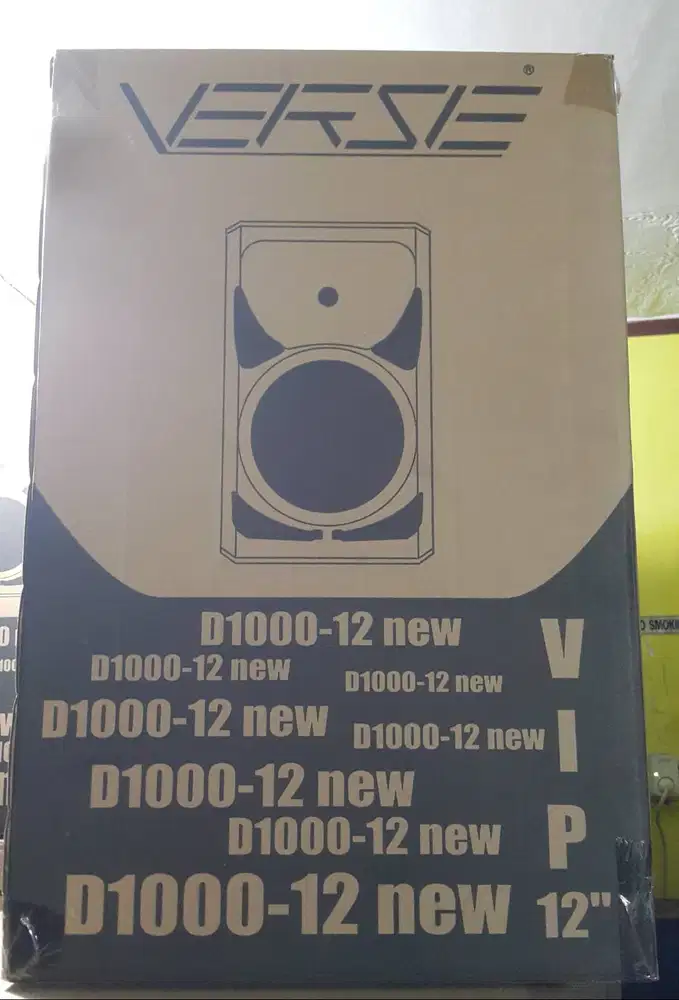 VERSE D1000-12 NEW- Speaker 12, 1200W VIP12 - Original Garansi Resmi