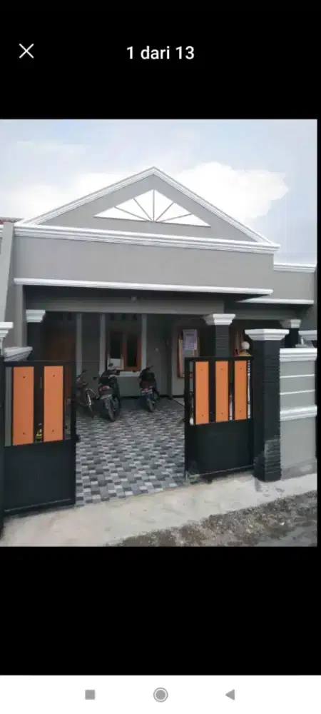 Jual rumah baru lokasi belakang aspol mojo9 lt 140m hrg 675jt nego