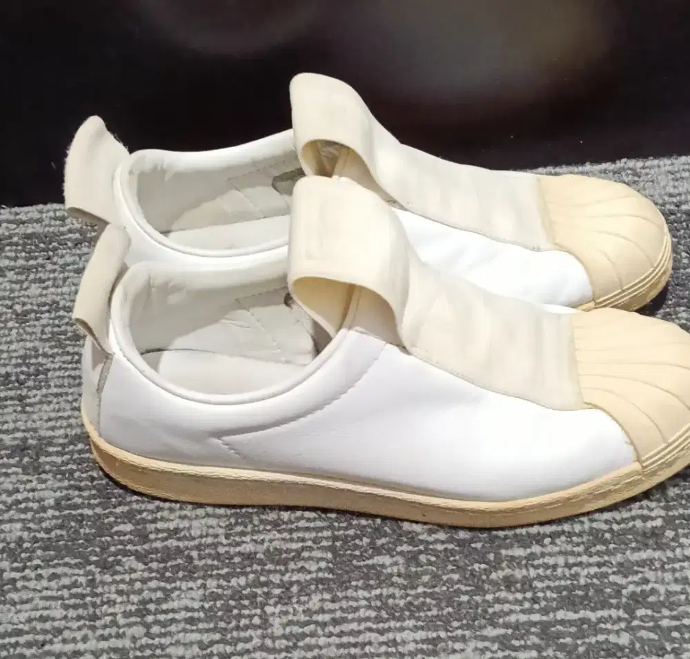 Adidas Superstar BW3S White Slip On