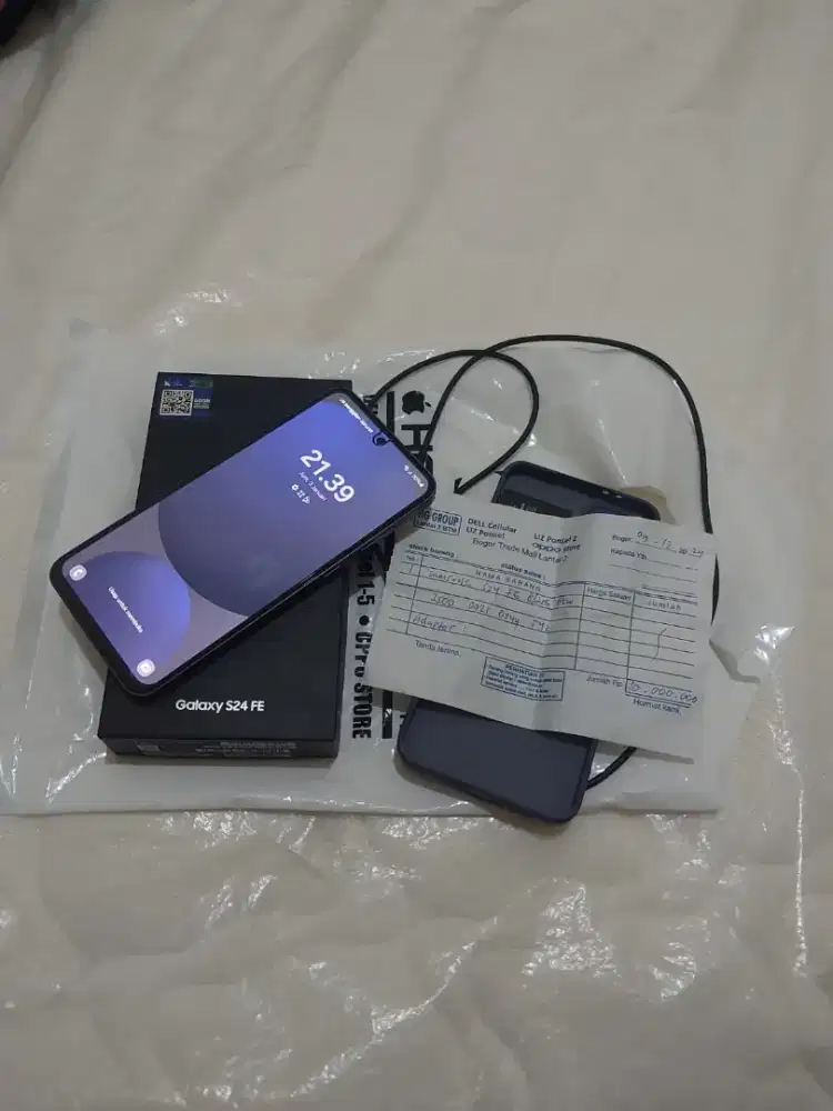 Samsung S24 FE Black Resmi Sein