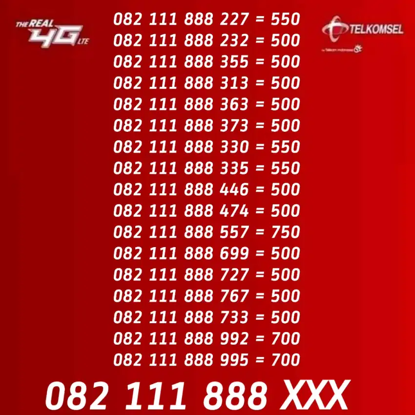 JUAL NOMOR CANTIK SAKTI COMBO MURAH