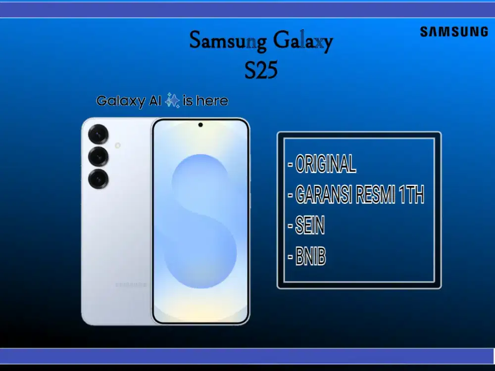 Samsung Galaxy S25 256gb resmi 1th