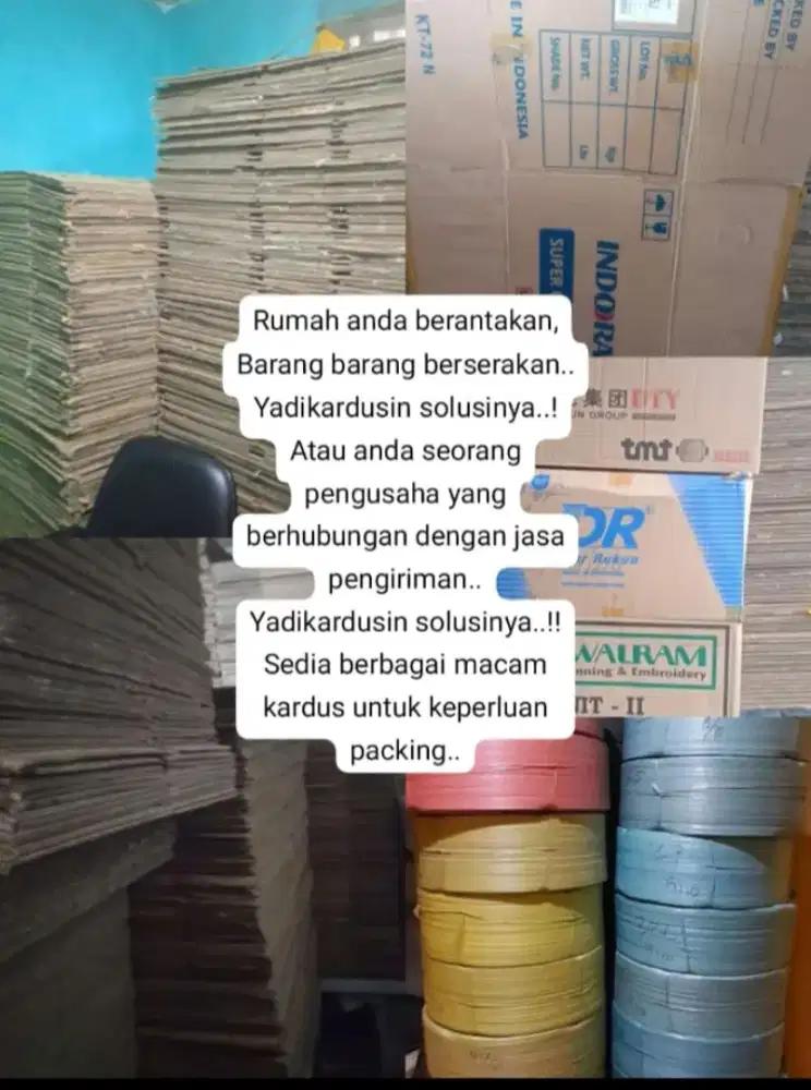 Kardus bekas 1 ply dan 2 ply