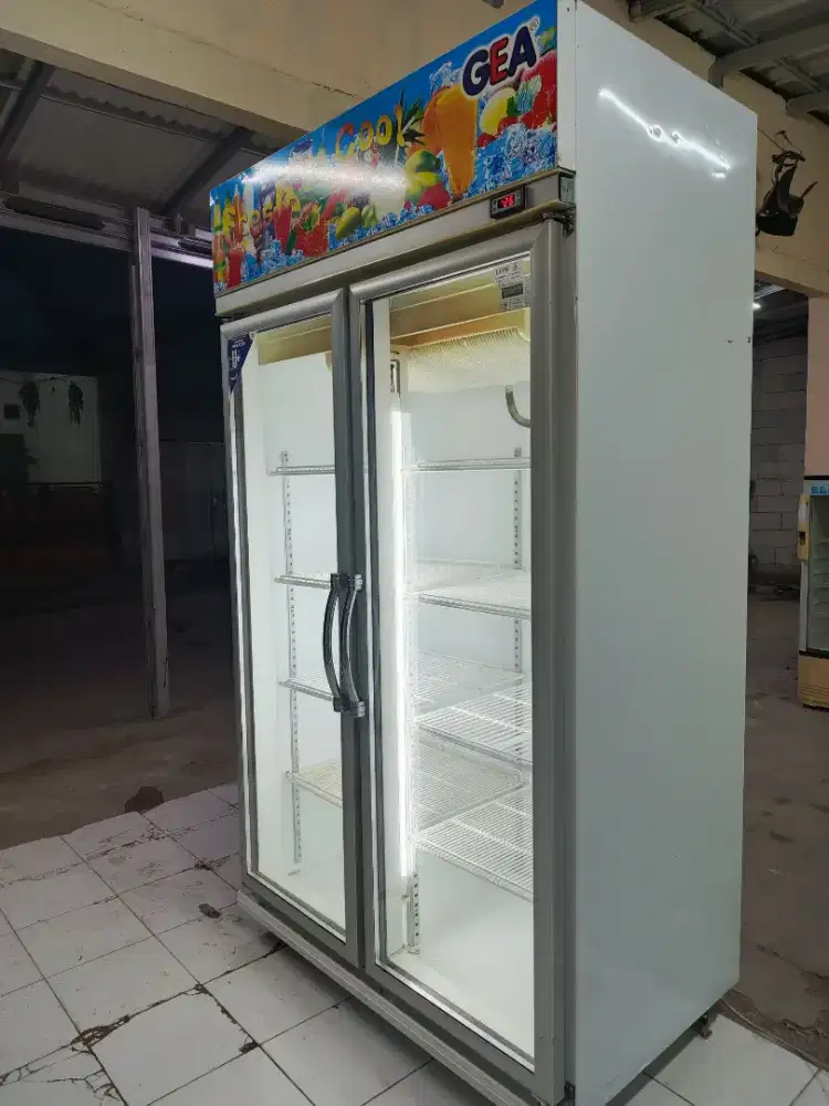 SHOWCASE CHILLER 2 PINTU NORMAL SECOND BERKUALITAS