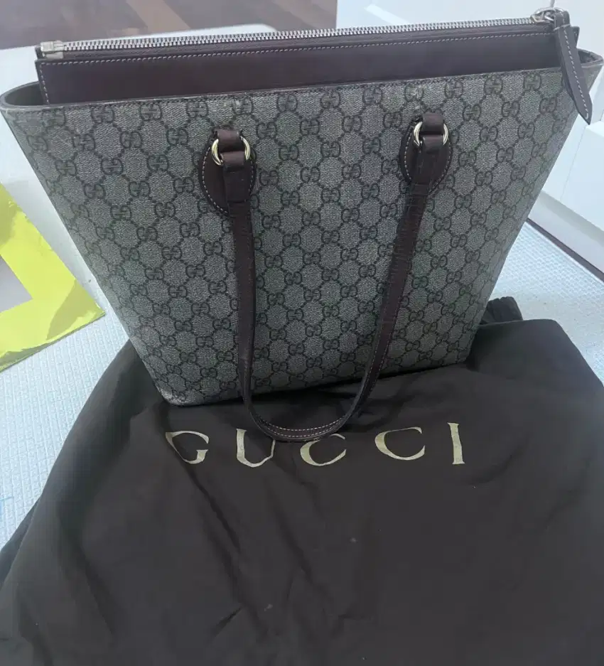 Tas Gucci Line a Bag tas cewe original