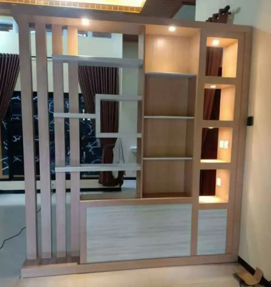 Partisi sekat ruangan murah minimalis hpl