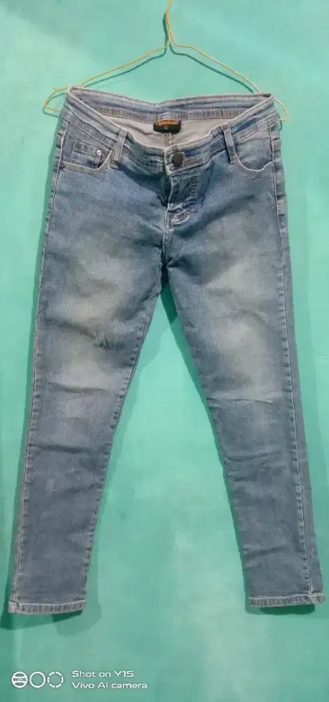 Celana jins cewek street size L  28 -30