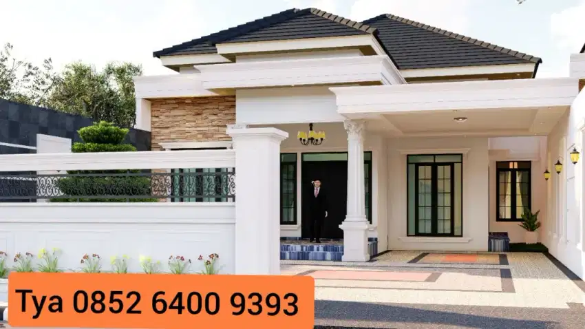Rumah berpagar dengan tanah luas kawasan Sudirman