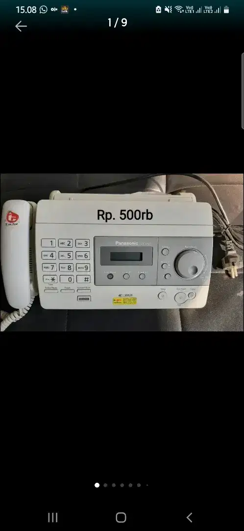 Mesin Fax Baru minus dos