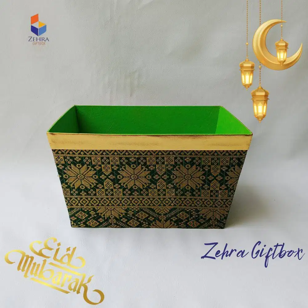 Keranjang Parcel Kain Songket Termurah