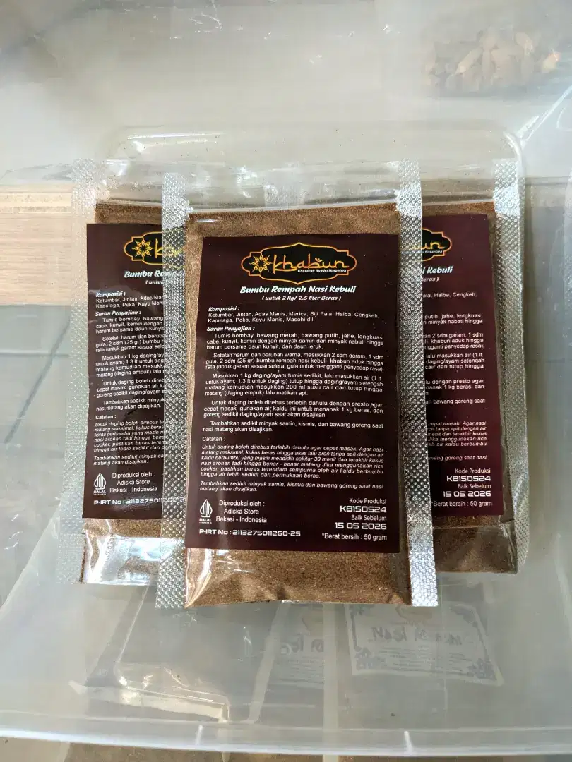 Bumbu Instan Nasi Kebuli, Nasi Mandhi