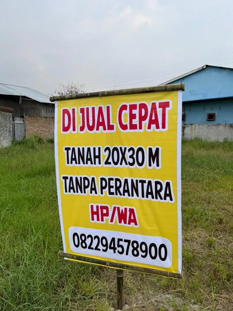 DIJUAL CEPAT TANAH 27x20 SUDAH DITIMBUN TINGGAL BANGUN