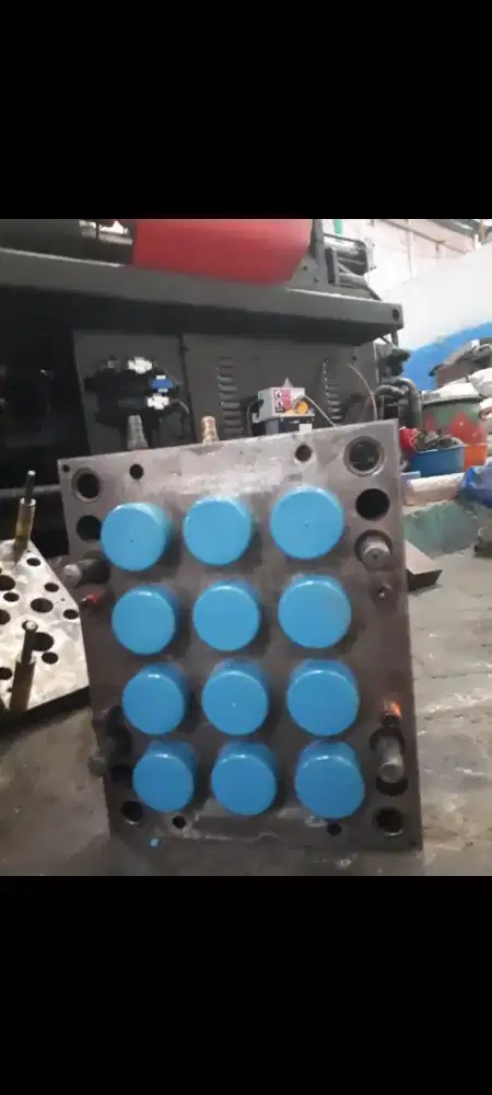 Jual Matras Molding cetakan Tutup Galon LD 12 caviti