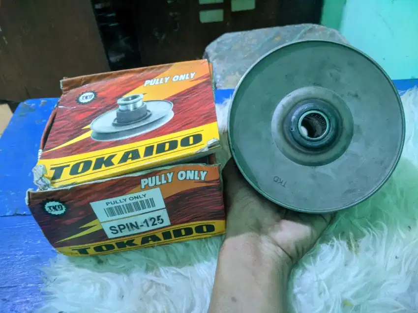 pully Suzuki spin, skywave, SkyDrive. Yang paham harus modif
