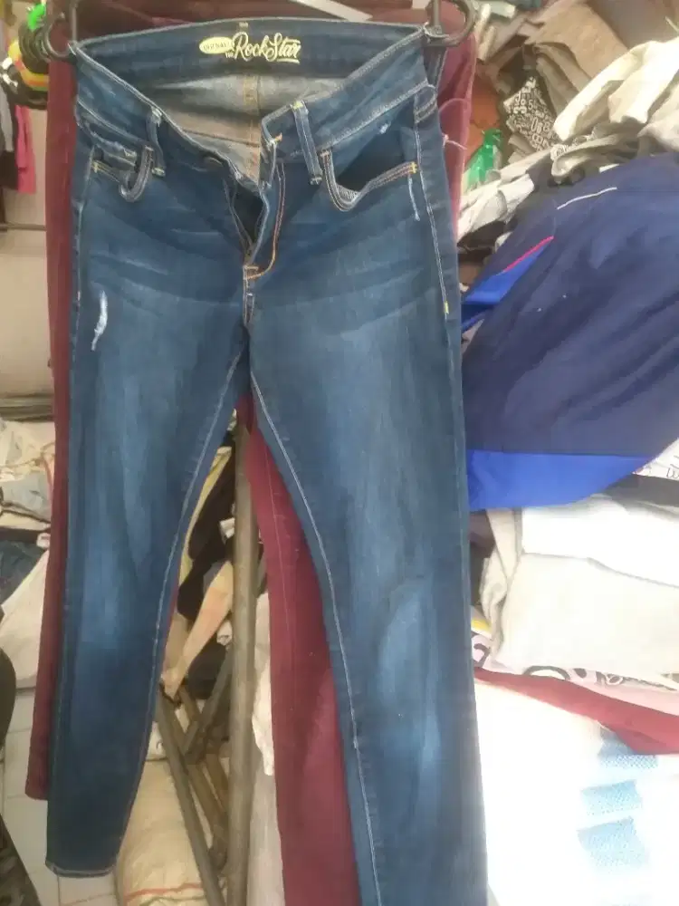 Celana jeans original import merk Old Navy blue black size 27