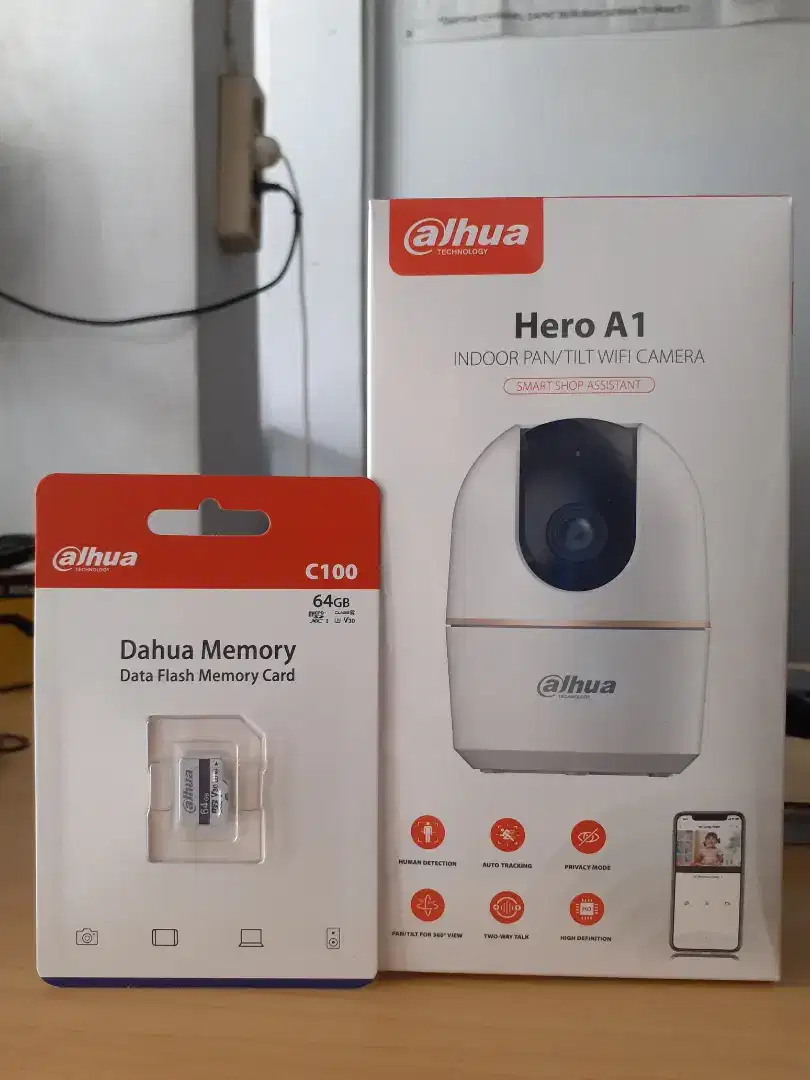 Ip kamera merk dahua hero A1 3mp bisa di pantau lewat hp