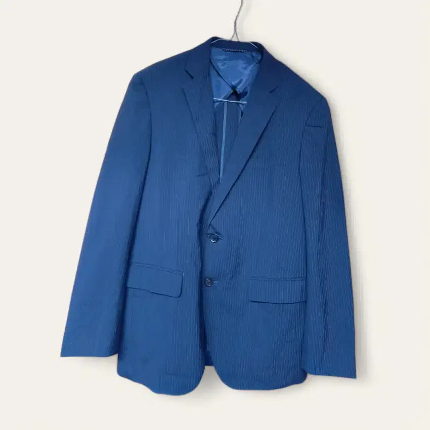 Jas Formal Salur Biru Ukuran M