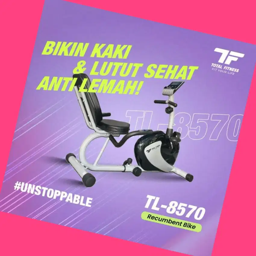 Sepeda statis recumbent TL-8570 alat kesehatan CBS-491