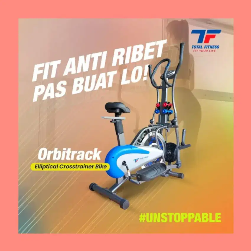 Sepeda statis Orbitrack Plate 5 in 1 alat fitnes WSJ-976