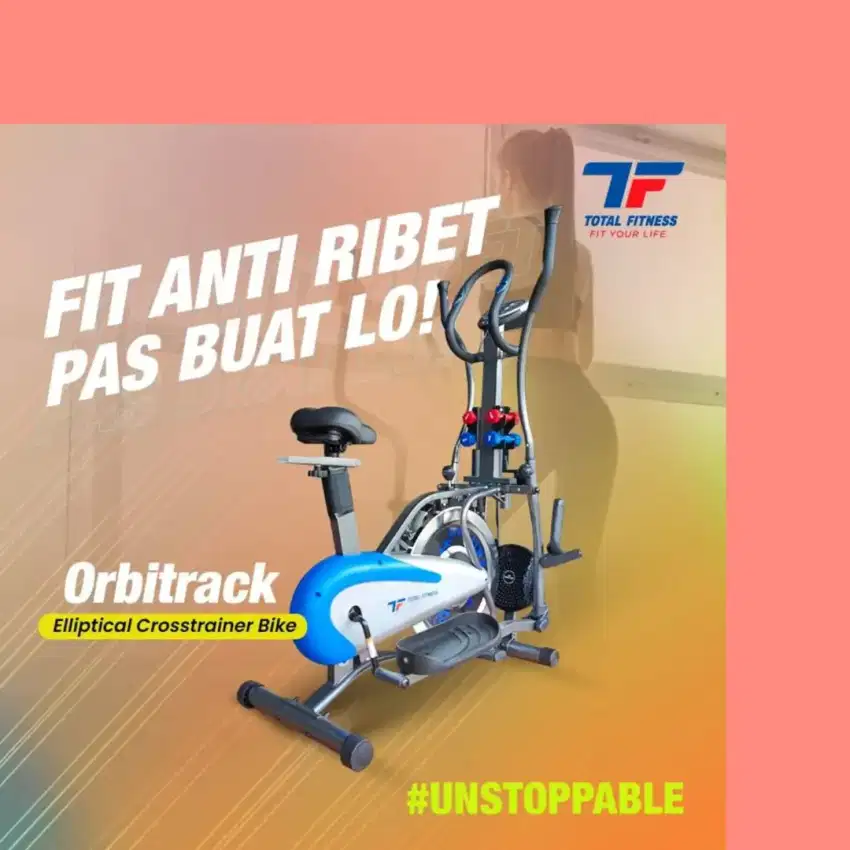 Sepeda statis Orbitrack Plate 5 in 1 alat fitnes WSJ-976