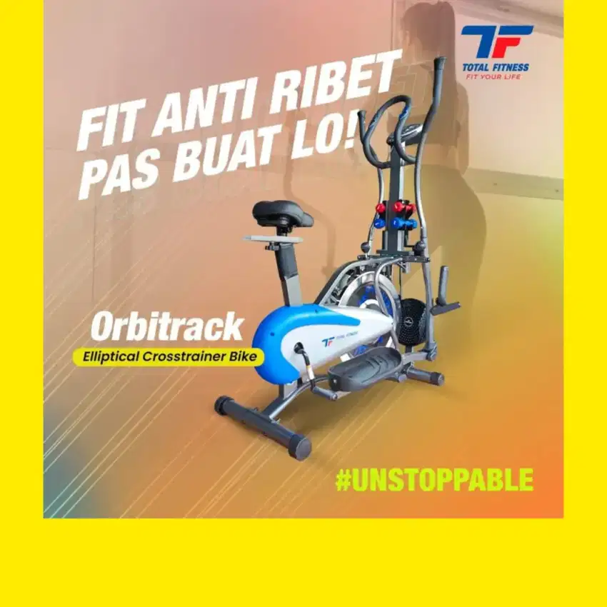 Sepeda statis Orbitrack Plate 5 in 1 alat fitnes WSJ-976