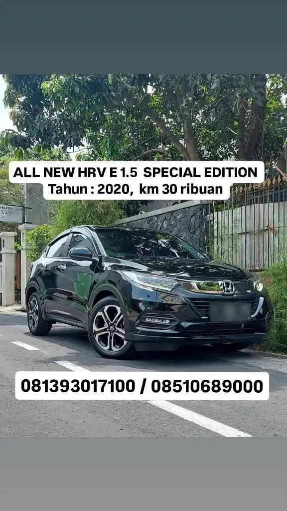 ALL NEW HRV E 1.5  SPECIAL EDITION AUTOMATIC
Tahun: 2020, km 30 ribuan