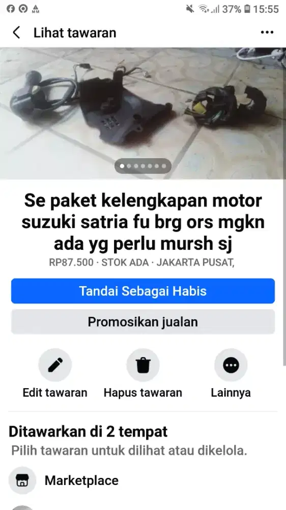 Se paket kelengkapan utk sepeda/Motor brg ors mgkn ada yg perlu murah
