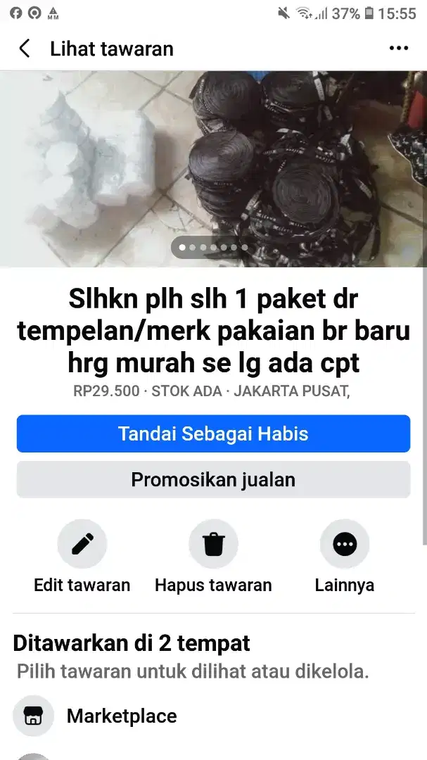 Slhkn plh slh 1 paket dr kelengkapan tempel pakaian wanita dll brg br