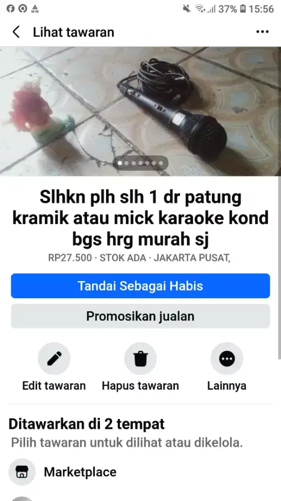 Slhkn plh slh 1 dr mick karaoke atau sblh nya kond bgs hrg murah sj